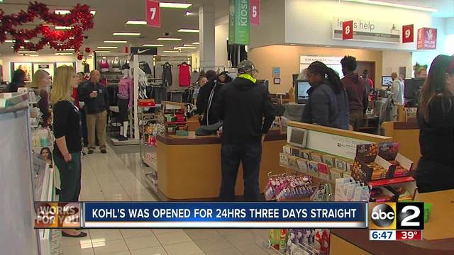 Last minute shoppers counting down the hours till Christmas