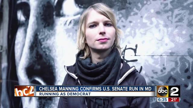 Chelsea Manning files for US Senate run in Maryland