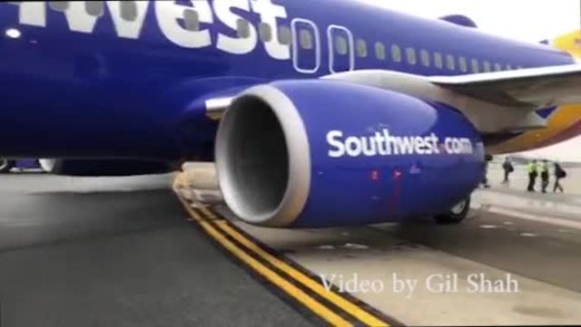 Southwest Flight Slides On Runway At BWI
