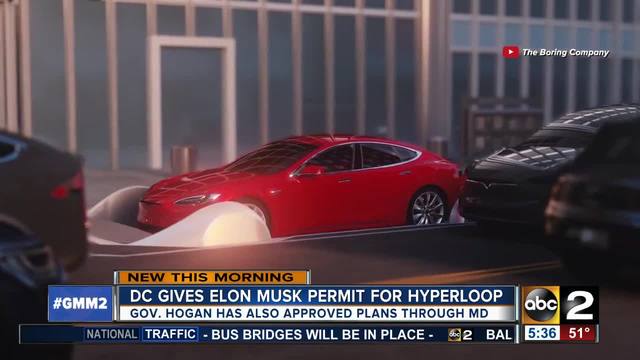 Gets green light to do some Hyperloop digging in Washington DC Gets green light to do some Hyperloop digging in Washington DC