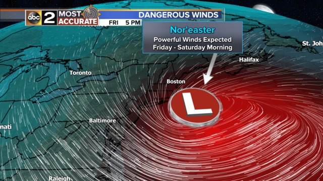 Prepare for strong winds beginning tonight